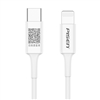 PISEN QUICK-3A大电流PD快充Type-C to Lightning数据线(1m)(苹果白) 纸质彩盒装-国内版CN