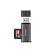 USB3.0铝合金多盘符SD/TF二合一读卡器(钛空灰)挂卡装-国内版CN(NJ)