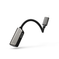 双Lightning二合一锌合金转接头(钛金灰)纸质彩盒装-国内版CN