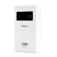 移动电源  LCD电库7500mAh(苹果白)(T)