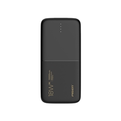 移动电源 PISEN QUICK QP快充3 10000(QC/PD 18W)魔幻黑纸质彩盒装-国内
