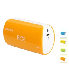 移动电源  彩豆5000mAh(金桔橙)(T)