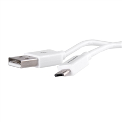 Micro USB 数据充电线二代 1500mm (白色)PET盒装/挂卡装-国内版CN 
