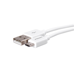 Micro USB 数据充电线二代 800mm 白色