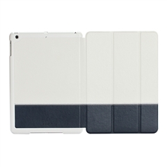 品胜 一体式 Clever Cover 平板电脑保护套 iPad Air 线系 【白蓝】