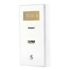 移动电源  LCD电库15000mAh(2.4A)(苹果白)(T)
