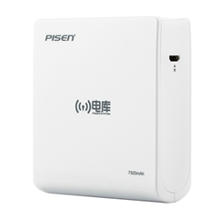 移动电源  无线电库7500mAh(苹果白) (T)