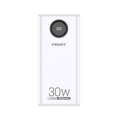 PISEN QUICK 30W快充电库20000(TS-D337/苹果白)