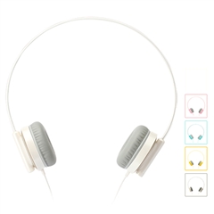头戴式有线耳机HD100(珍珠白)(T)WS