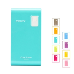 移动电源  薄彩5600mAh(蓝绿色)(T)