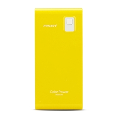 移动电源  薄彩9600mAh(柠檬黄)(T)