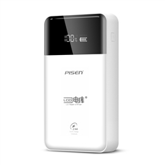 移动电源  LCD电库二代15000mAh(2.4A)(苹果白)(T)