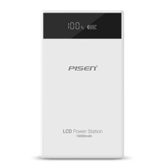 移动电源  LCD电库10000mAh(Smart)(苹果白)(升级版)(网)