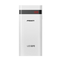 移动电源  LED备电二代10000mAh(苹果白)(网)