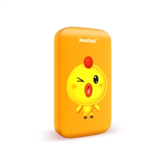 四喜丸子M1-鸡咯咯5000mAh(Lightning自带线)(活力橙)手工盒装-国内版CN(网)