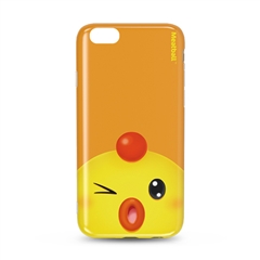 四喜丸子-鸡咯咯光面保护壳i6/6s(4.7〞)活力橙挂卡装-国内版CN