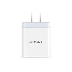 品胜-USB快速充电器(18W)(苹果白)PET盒装/纸质彩盒装-国内版CN