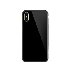 玻璃手机保护壳IX(亮黑色)牛皮盒装-国内版CN